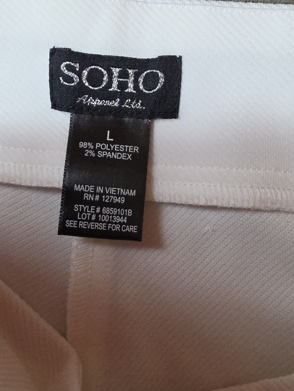 Soho Apparel Pull On Pants NWT - Picture 2 of 8